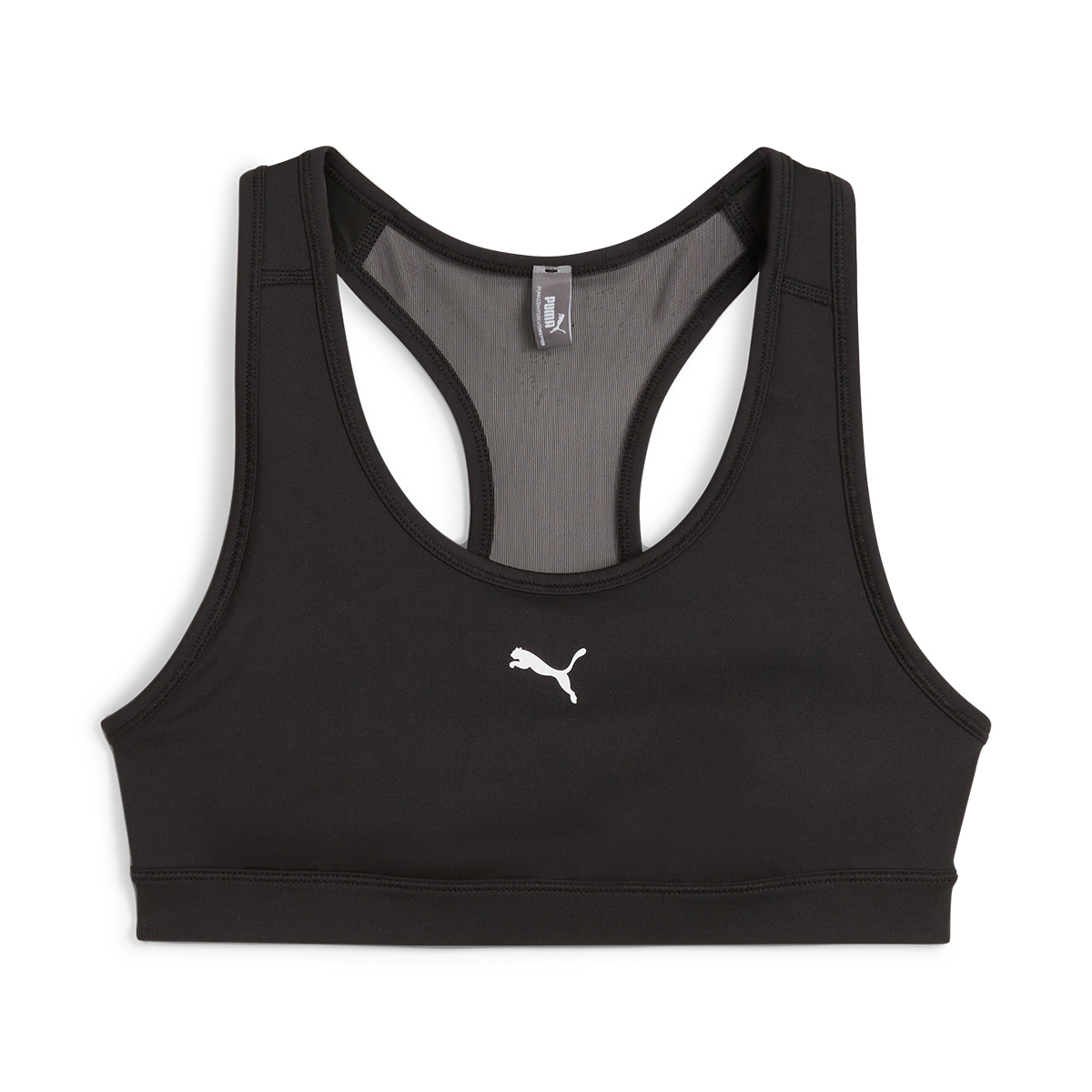 Puma-beha-4KEEPS-AW24-525317-011_20240715132311 نیم تنه زنانه 4KEEPS BRA PADDED SMALL CAT PUMA - Image 1